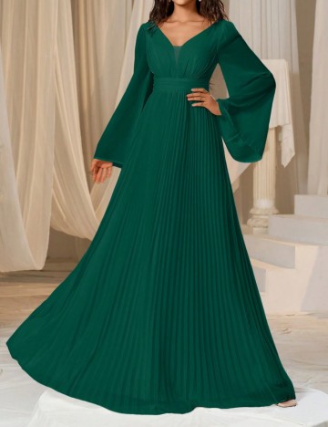 Rochie de ocazie Shein FAERIESTY, verde
