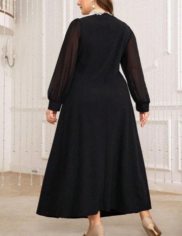 Rochie midi Shein Curve+, negru