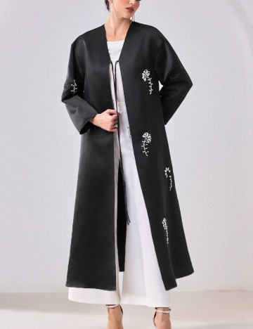 Cardigan lung Shein, negru