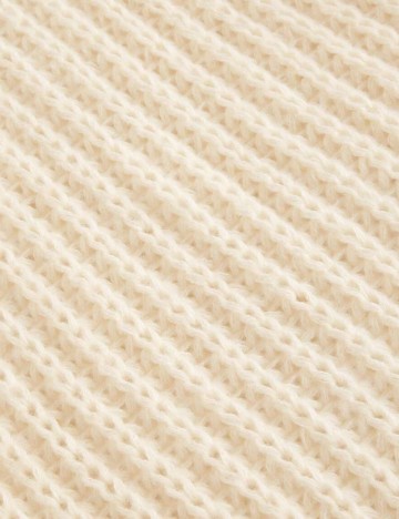 Cardigan lung Shein Curve+, crem