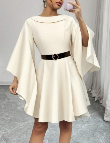 Rochie mini Shein, crem