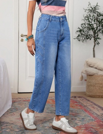 Jeans Shein, albastru