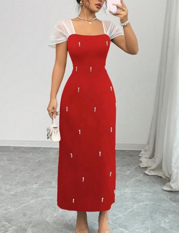 Rochie maxi Shein, roșu