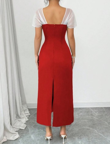 Rochie maxi Shein, roșu