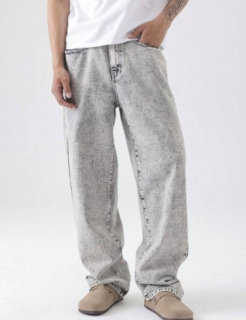 Jeans Shein MANFINITY, gri