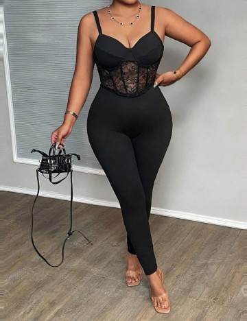Compleu Shein Curve+, negru