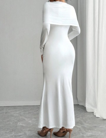 Rochie maxi Shein, alb
