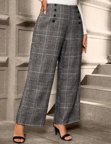 Pantaloni Shein Curve+, mix culori