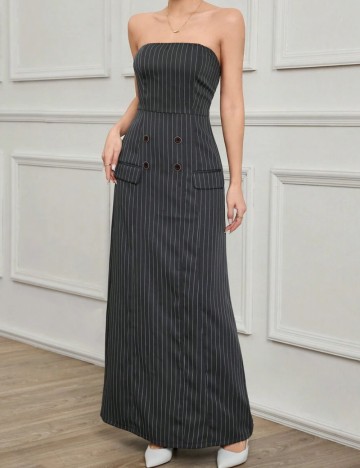 Set Rochie și Cardigan Shein, gri