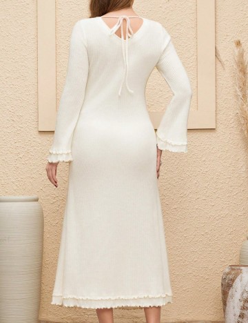 Rochie midi Shein, crem