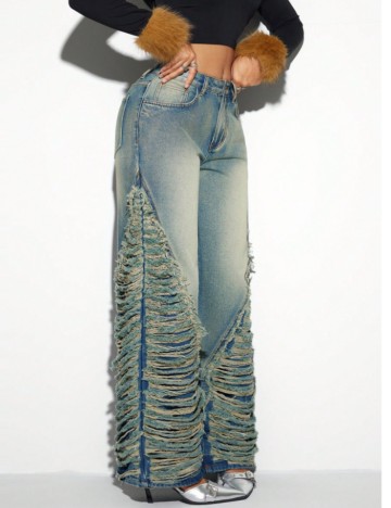 Jeans Shein, albastru
