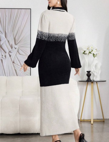 Rochie maxi Shein, mix culori