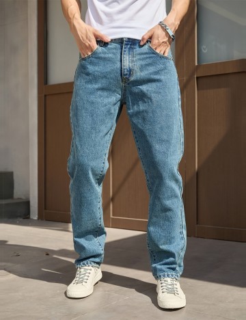 Jeans Shein, albastru