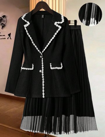 Compleu Shein Curve+, negru