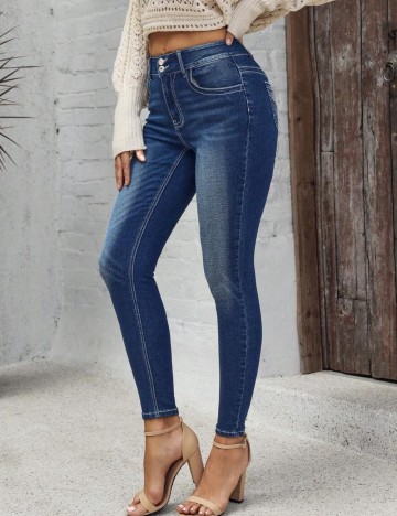 Jeans Shein, albastru