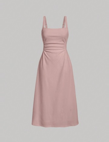 Rochie midi Shein, roz