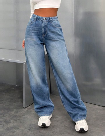 Jeans Shein, albastru