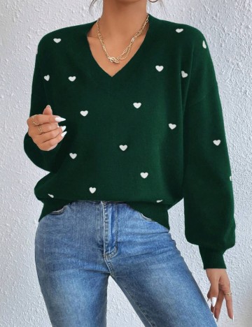Pulover Shein, verde