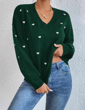 Pulover Shein, verde
