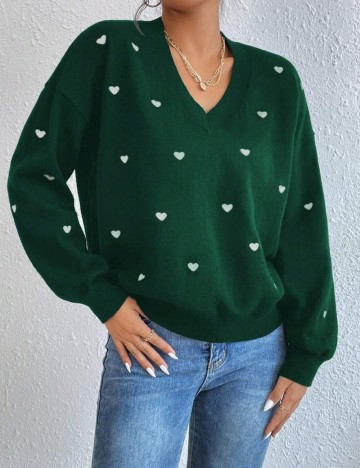 Pulover Shein, verde
