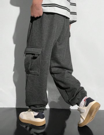 Pantaloni Shein, gri