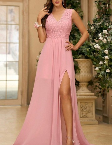 Rochie maxi Shein, roz