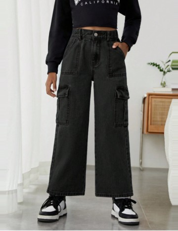 Jeans Shein, negru