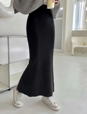 Fustă maxi Shein, negru