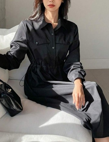 Rochie midi Shein DAZY, negru
