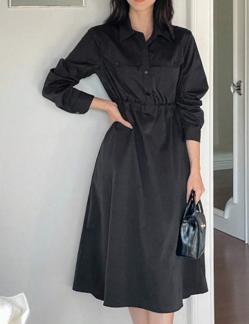 Rochie midi Shein DAZY, negru