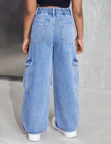 Jeans Shein, albastru