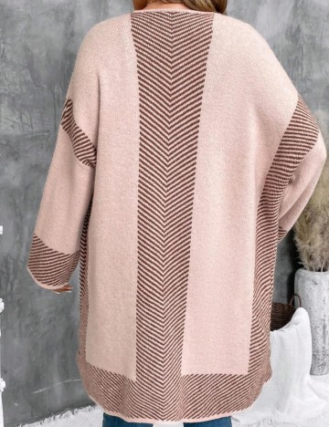 Cardigan Shein Curve+, mix culori