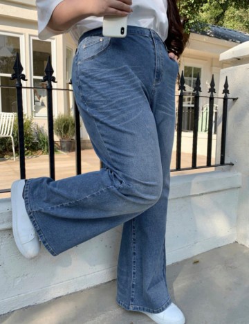 Jeans Shein DAZY, albastru