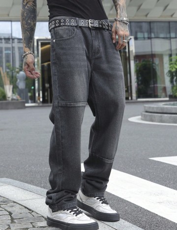 Jeans Shein MANFINITY, gri
