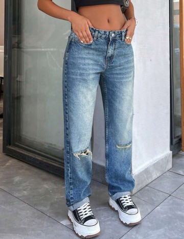 Jeans Shein, albastru