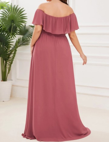 Rochie de ocazie Shein Ever Pretty, roz