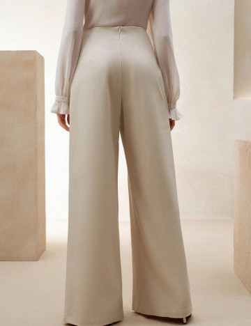 Pantaloni Shein, crem
