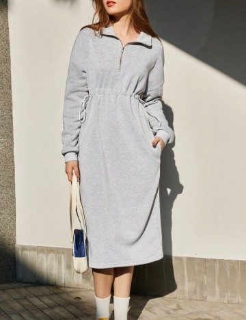 Rochie midi Shein, gri