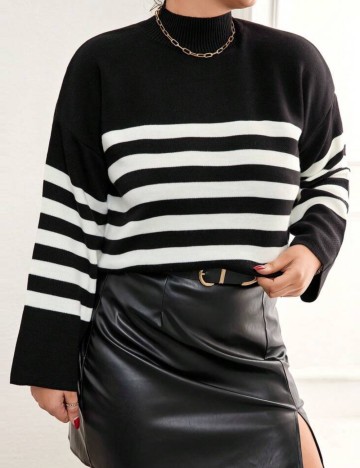 Pulover Shein Curve+, mix culori
