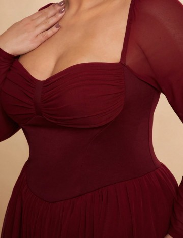 Rochie mini Shein Curve+, roșu