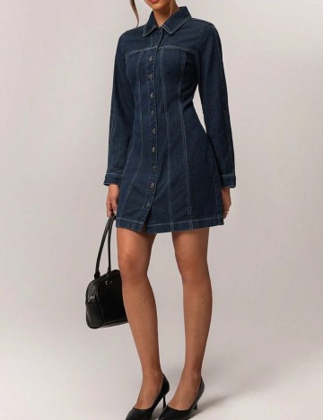 Rochie de blugi Shein Forever 21, albastru