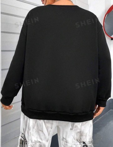 Bluză Shein Curve+, negru
