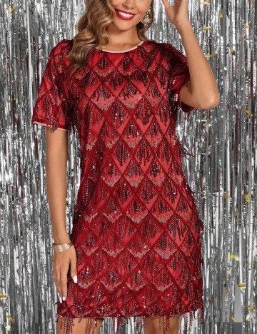 Rochie mini Shein, vișiniu