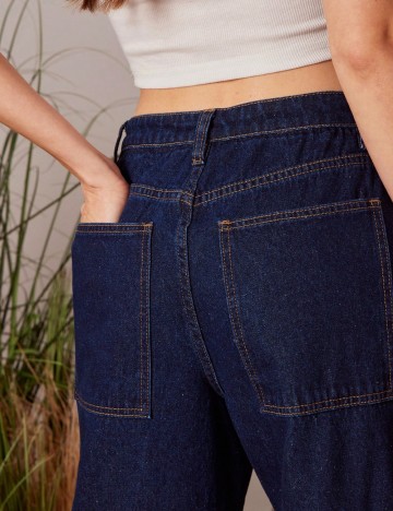 Jeans Shein, albastru