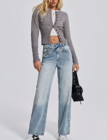 Jeans Shein, albastru