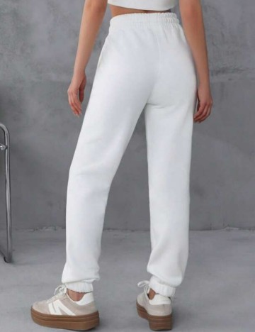 Pantaloni Shein, alb