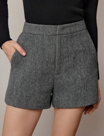 Pantaloni scurți Shein MOTF, gri
