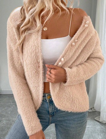 Cardigan Shein, bej