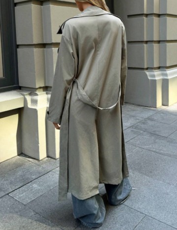 Trench Shein, kaki