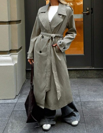 Trench Shein, kaki